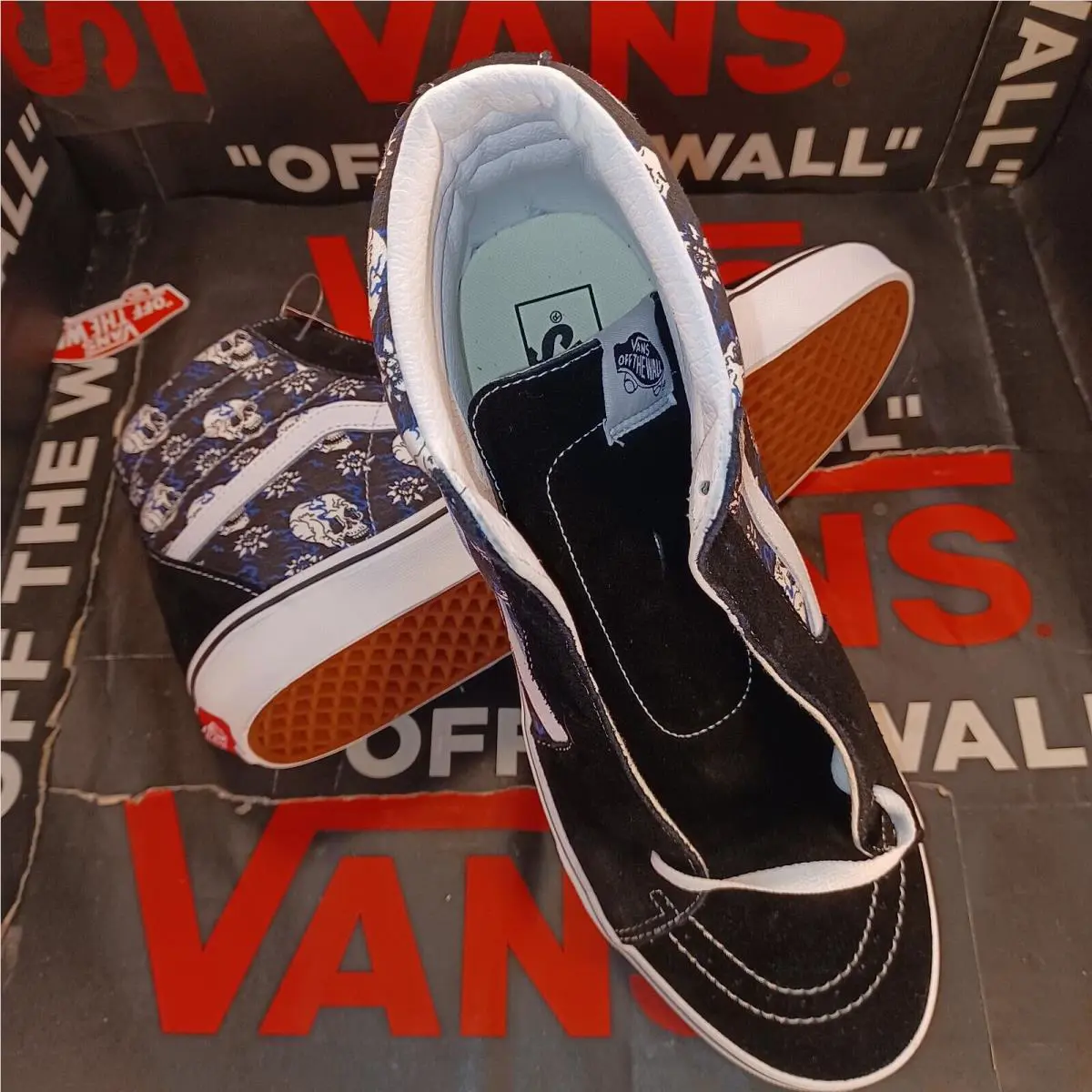 Vans shoes - VANS Sk8-Hi Canvas - Canvas - VN0A4U3C1HJ - Black, Manufacturer: Black/True White 13