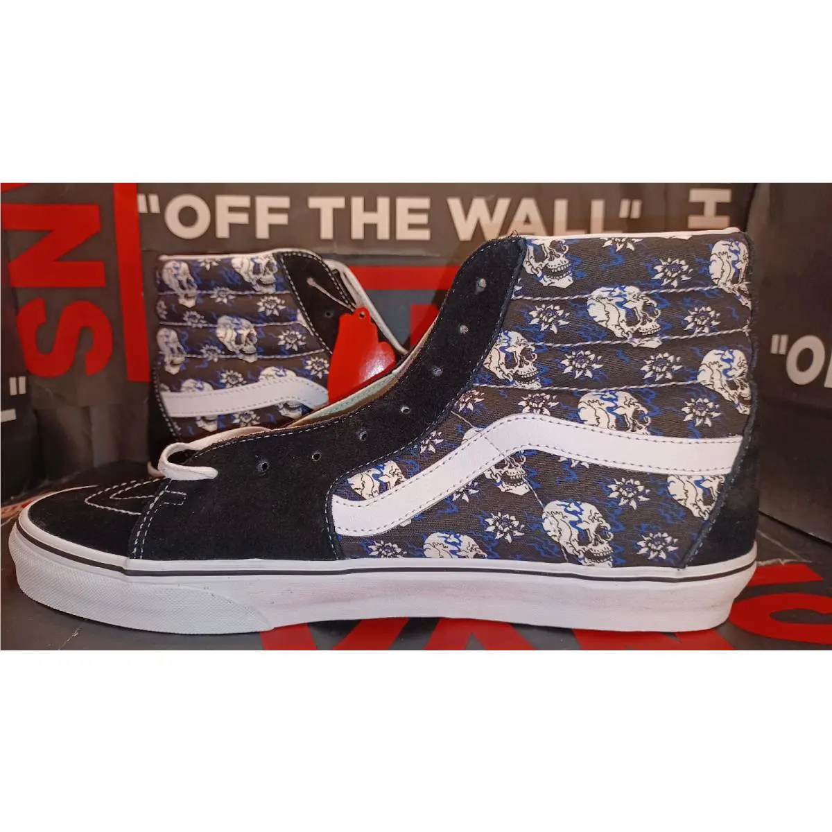 Vans shoes - VANS Sk8-Hi Canvas - Canvas - VN0A4U3C1HJ - Black, Manufacturer: Black/True White 0
