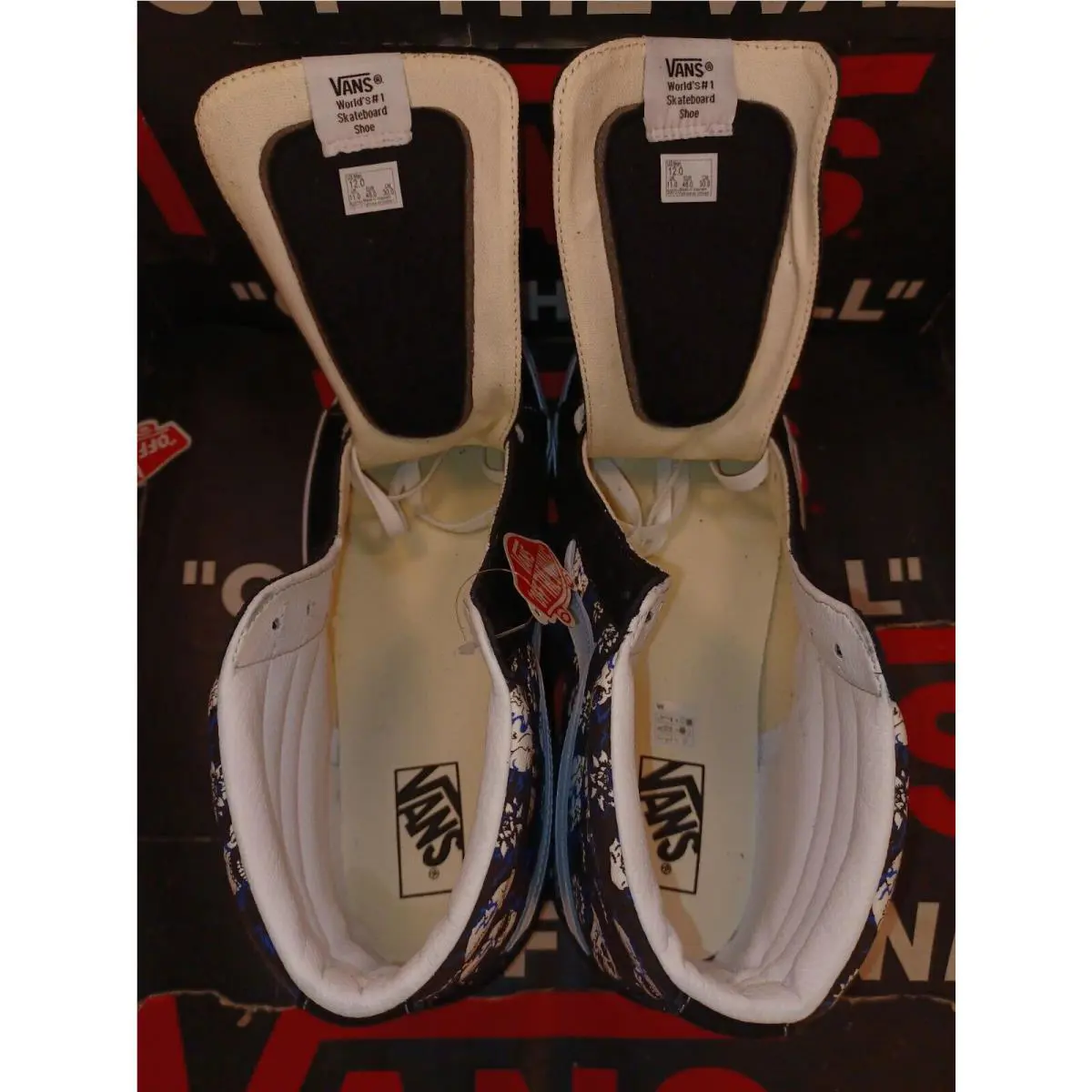 Vans shoes - VANS Sk8-Hi Canvas - Canvas - VN0A4U3C1HJ - Black, Manufacturer: Black/True White 4