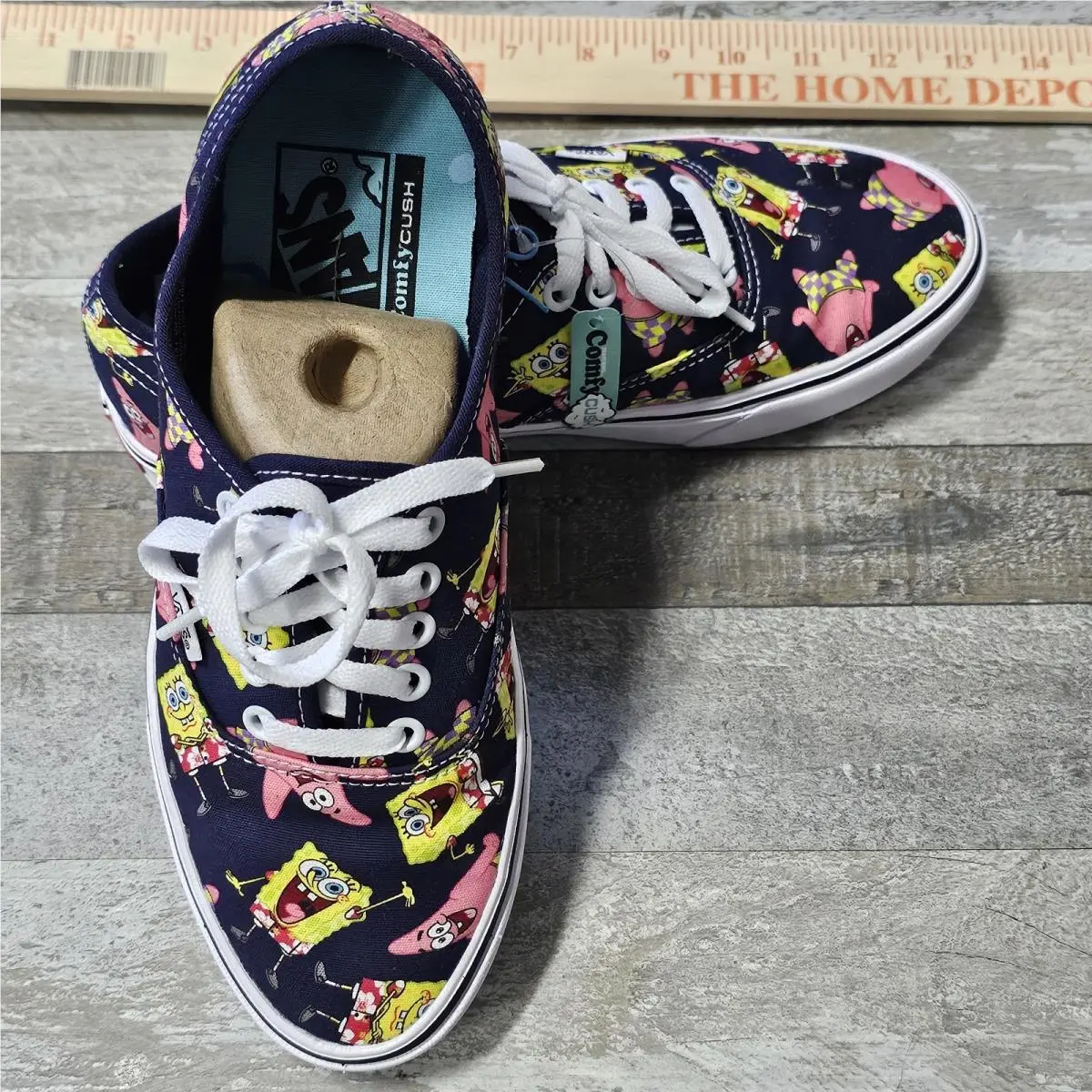 Vans Comfycush Authentic Comfycush Spongebob Alohabob Women`s Shoes US 9 7.5 Mens