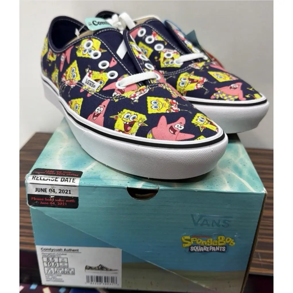Vans shoes - SpongeBob ComfyCush - SpongeBob ComfyCush - VN0A3WM7YZ1 - Multicolor (UPC: 195438390318) 10