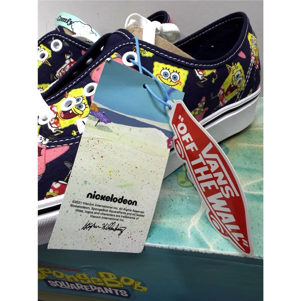 Vans shoes - SpongeBob ComfyCush - SpongeBob ComfyCush - VN0A3WM7YZ1 - Multicolor (UPC: 195438390318) 6
