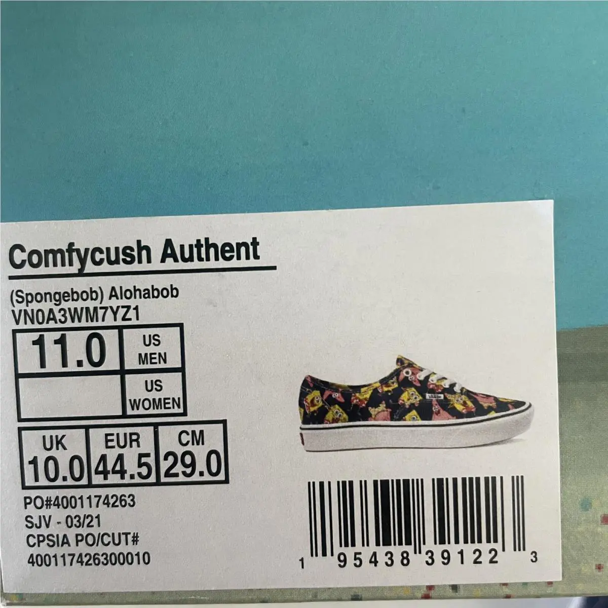 Vans shoes - ComfyCush - ComfyCush - VN0A3WM7YZ1 - Multicolor (UPC: 195438390936) 6