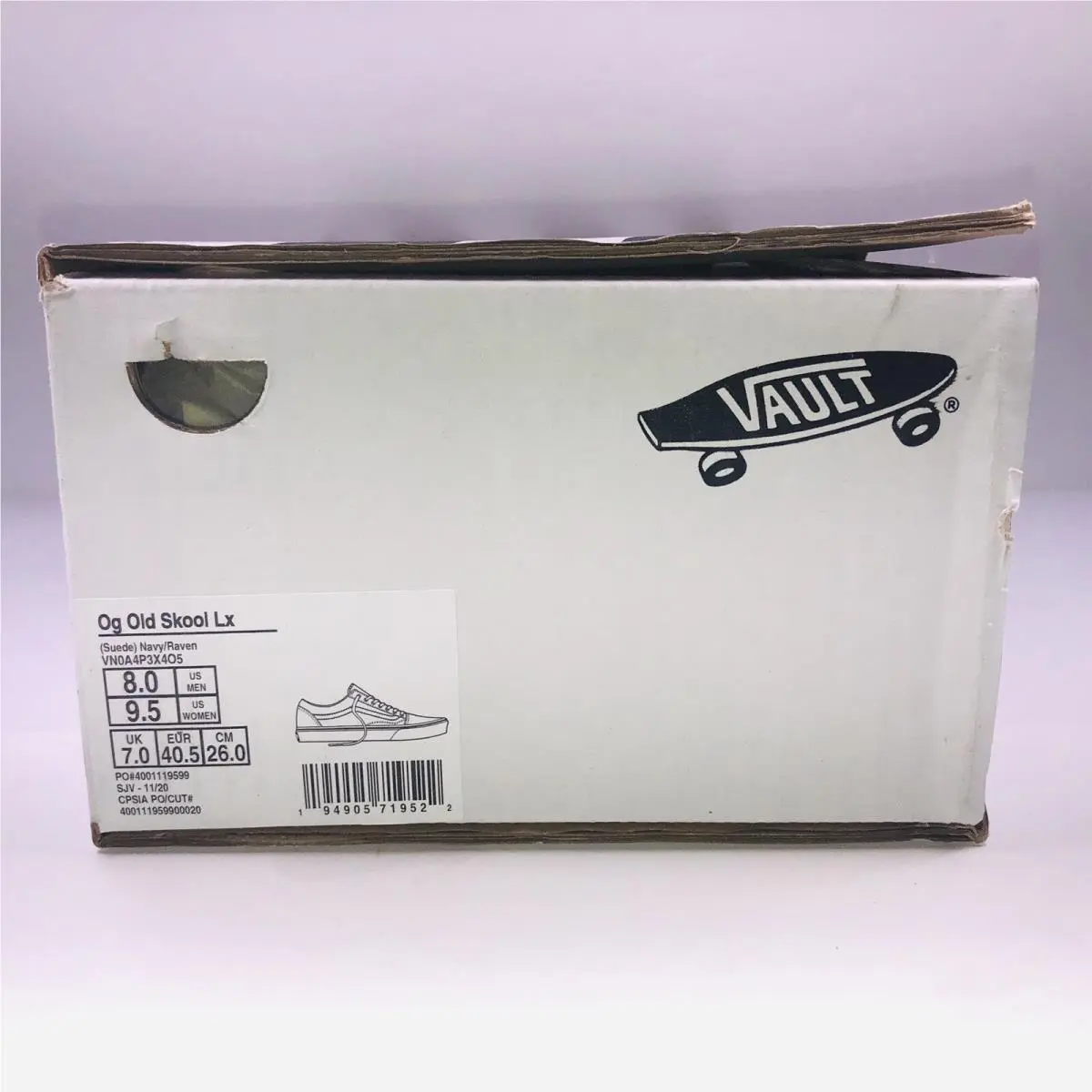 Vans shoes - LX - VN0A4P3X4O5 - Blue (UPC: 194905719522) 6
