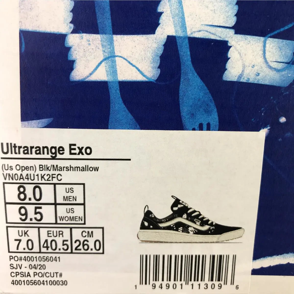 Vans shoes - VANS UltraRange Exo - UltraRange Exo - VN0A4U1K2FC - Black / White, Manufacturer: Black / Marshmallow (UPC: 0194901113096) 6