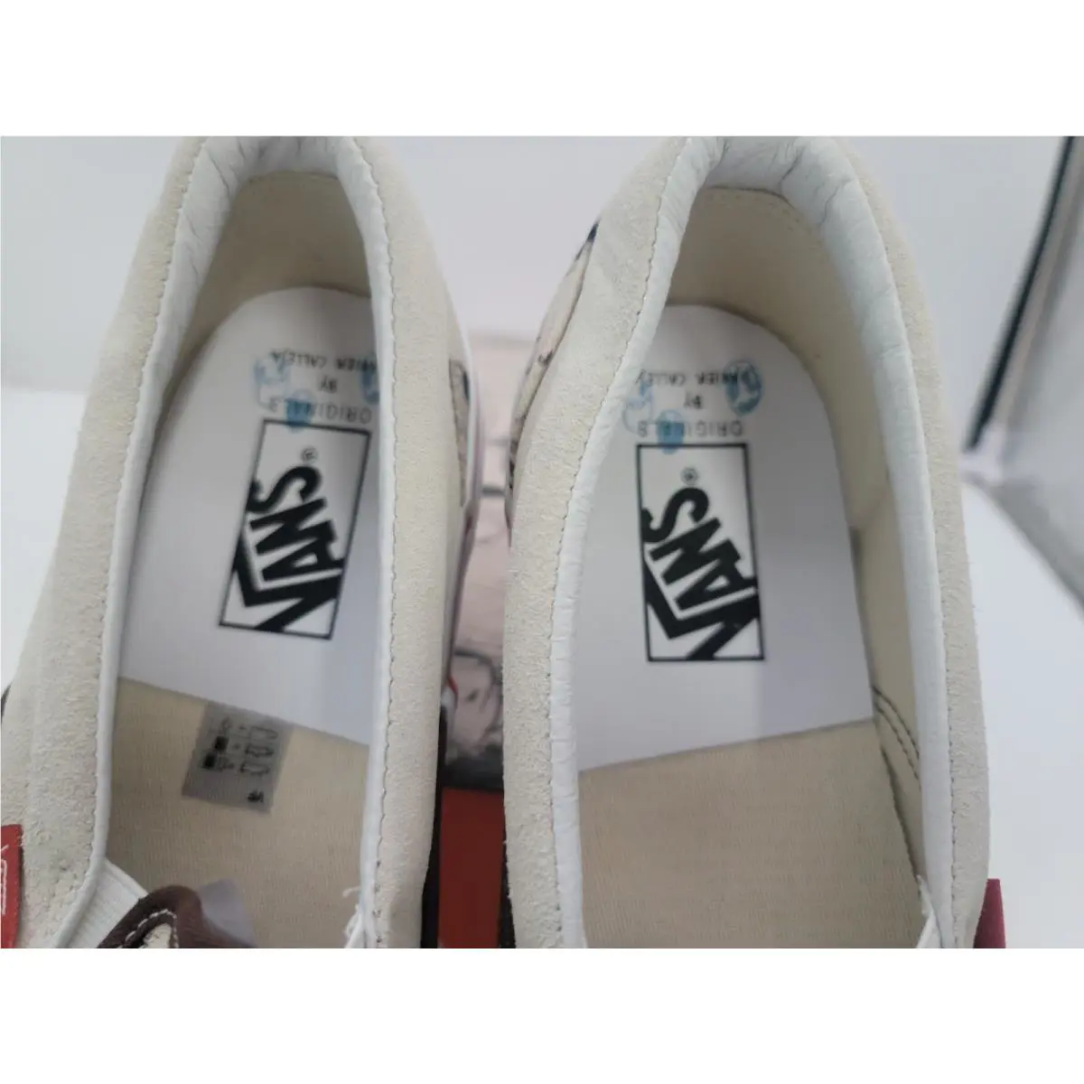 Vans shoes - OG Classic Slip-On LX - Classic - VN0A32QN6Z91 - Turtledove/Beighe White (UPC: 195436881061) 4