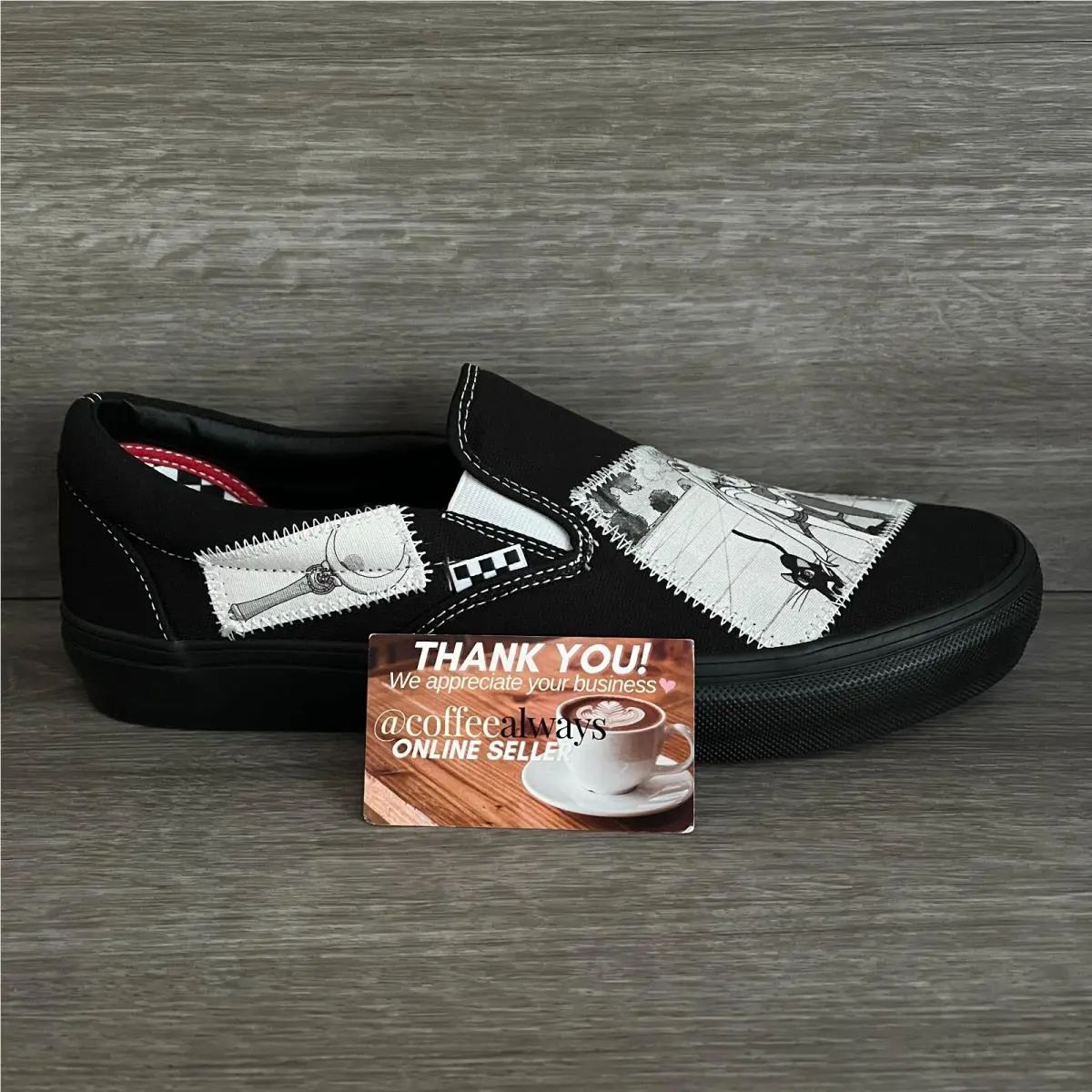 Vans shoes - Vans Skate Slip-On - Skate - VN0A5FCAYB2 - Black 2