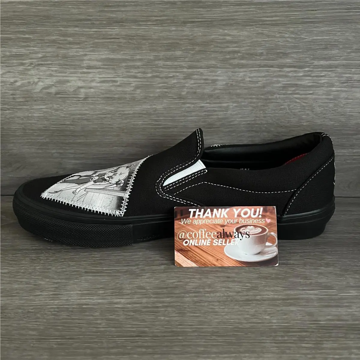 Vans shoes - Vans Skate Slip-On - Skate - VN0A5FCAYB2 - Black 3
