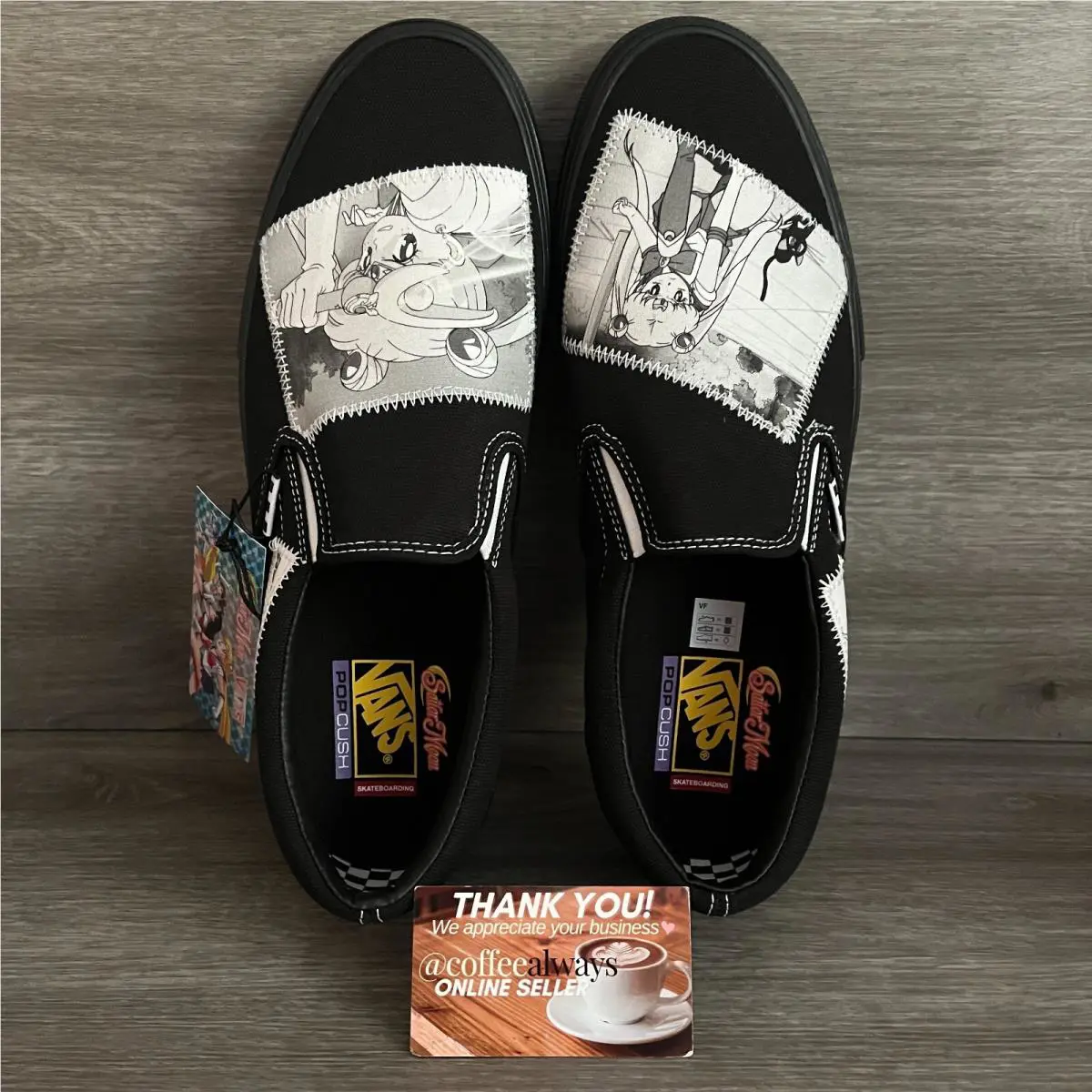 Vans shoes - Vans Skate Slip-On - Skate - VN0A5FCAYB2 - Black 5