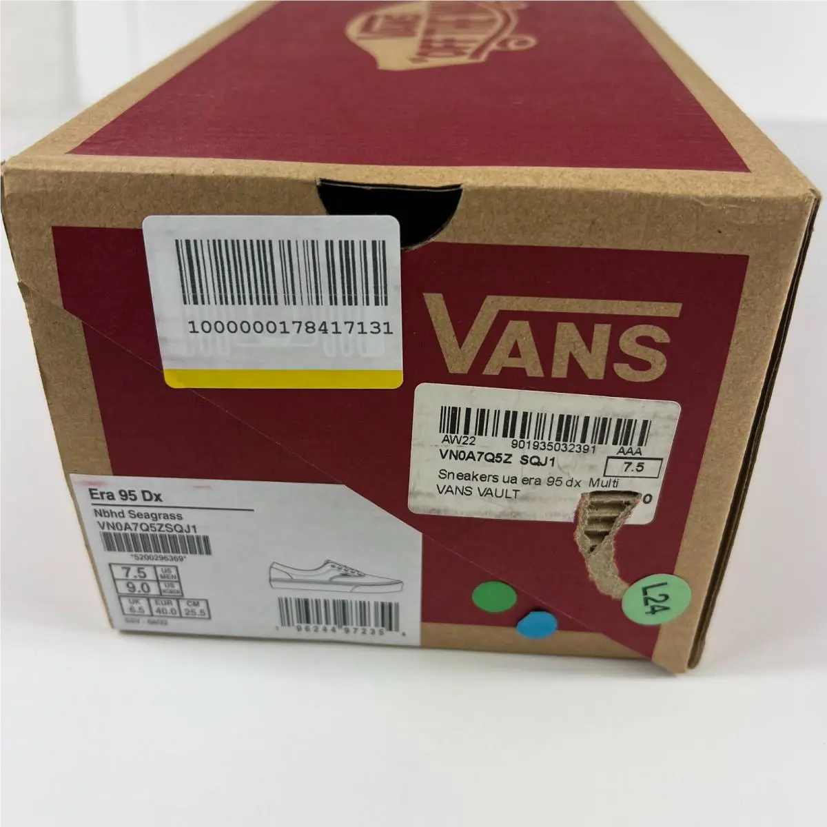 Vans shoes - VANS Era - Era - VN0A7Q5ZSQJ1 - Green (UPC: 196244972354) 10