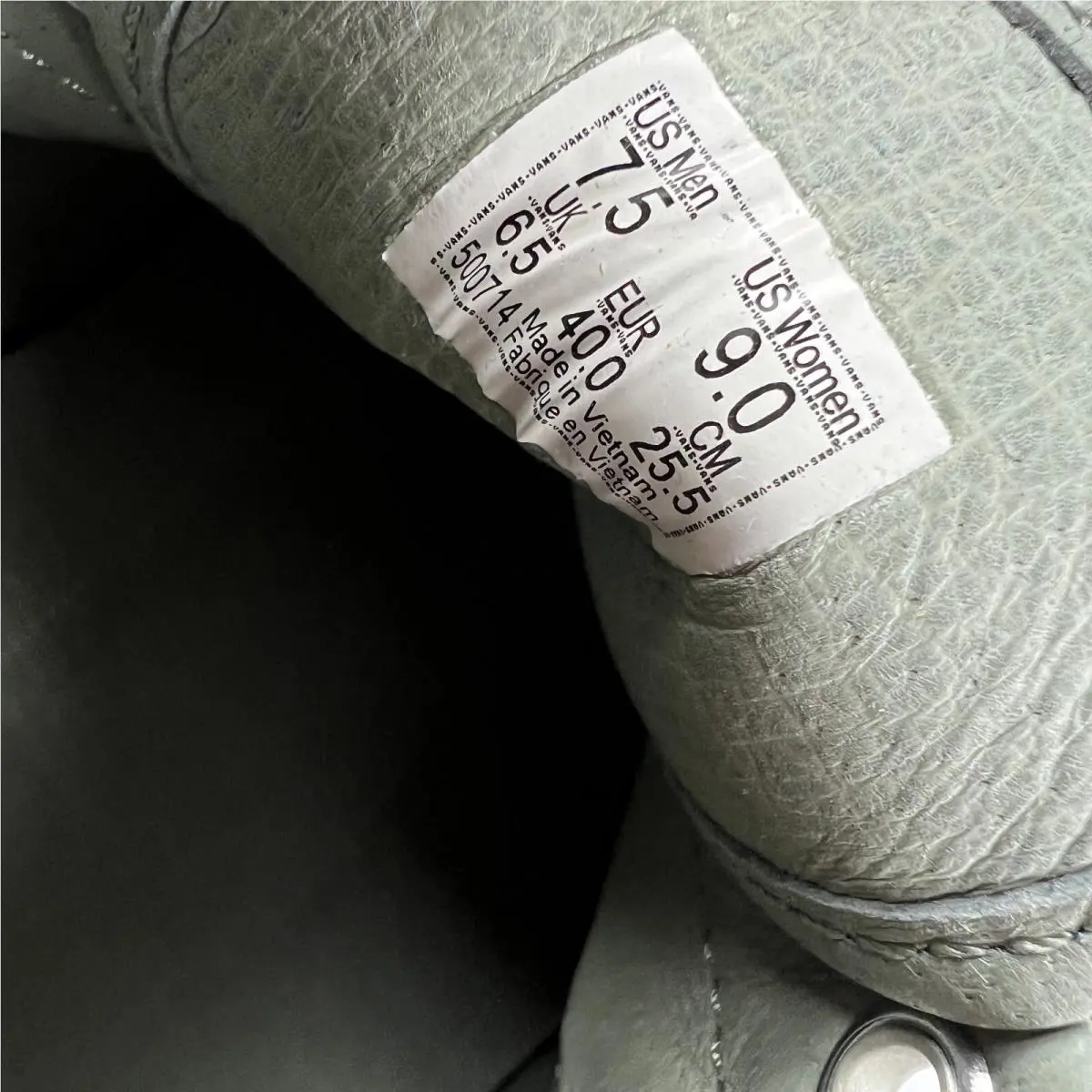 Vans shoes - VANS Era - Era - VN0A7Q5ZSQJ1 - Green (UPC: 196244972354) 9