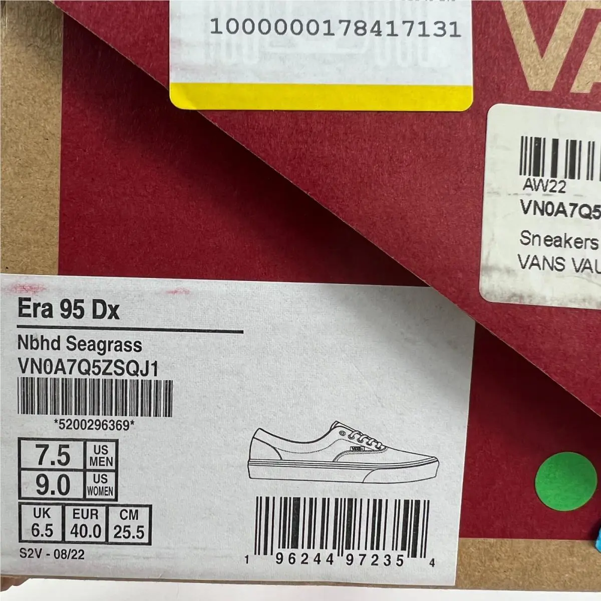 Vans shoes - VANS Era - Era - VN0A7Q5ZSQJ1 - Green (UPC: 196244972354) 11