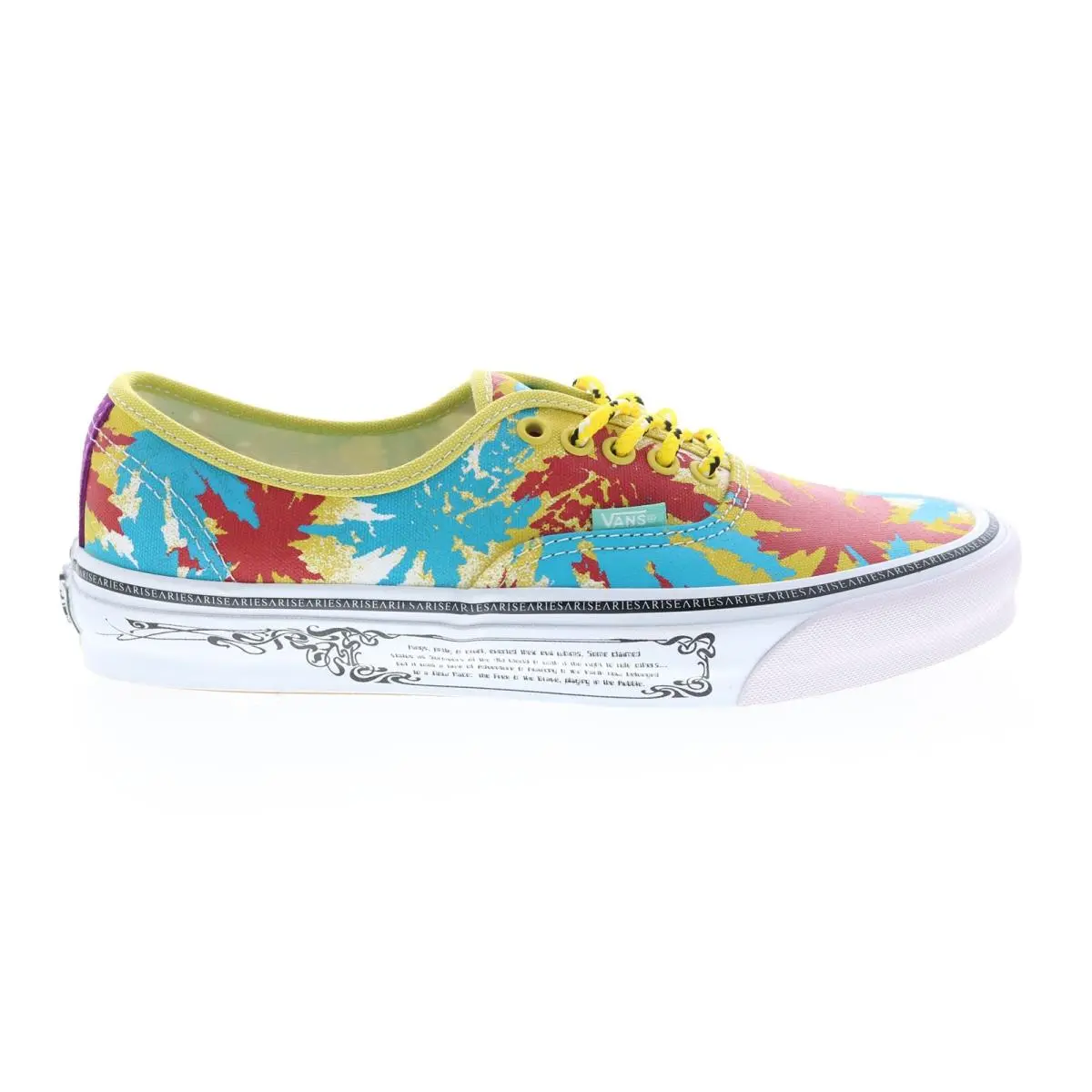 Vans Authentic OG LX Aries Mens Yellow Canvas Lifestyle Sneakers Shoes 9.5