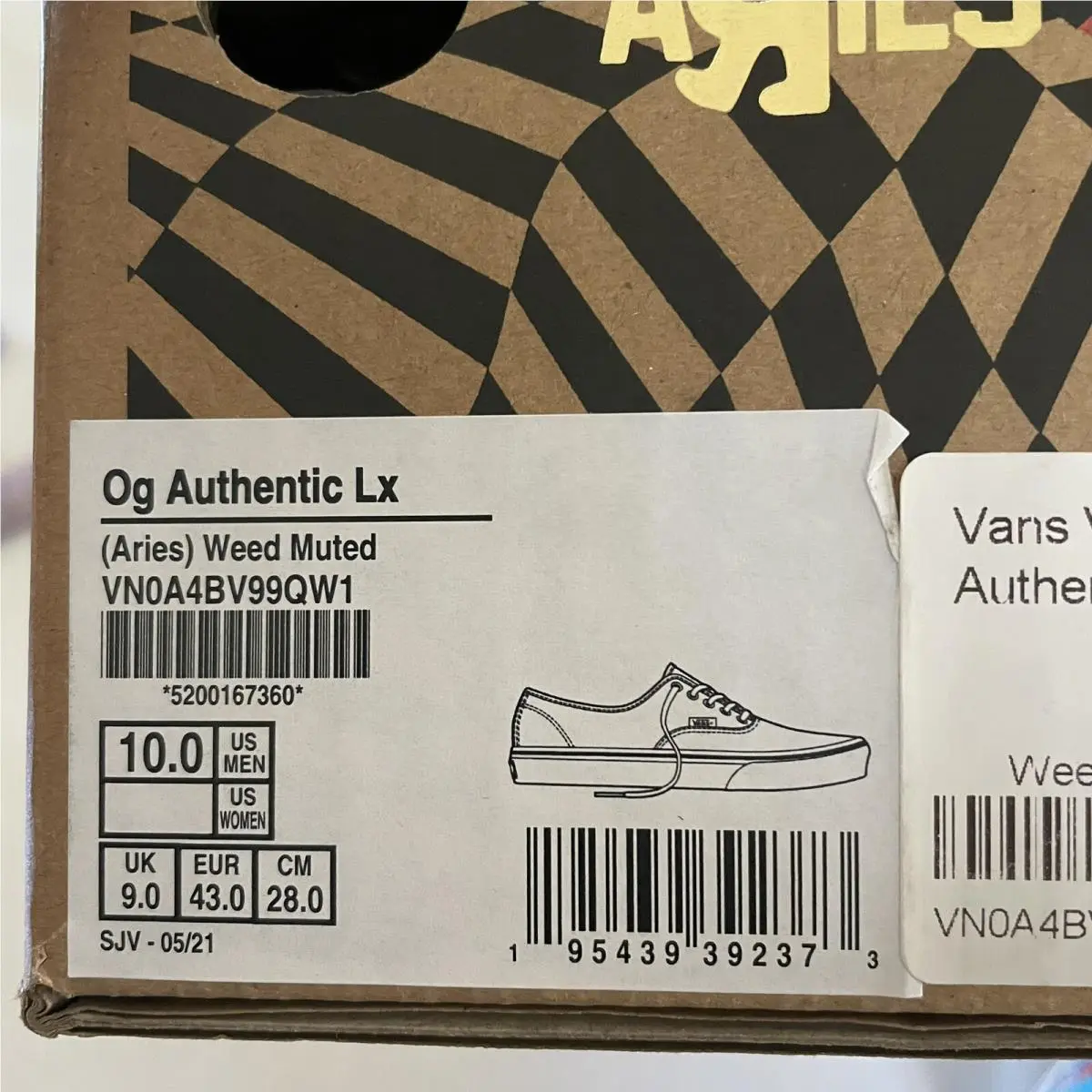 Vans shoes - VANS Vault OG Authentic - Vault Authentic - VN0A4BV99QW - Multicolor 7