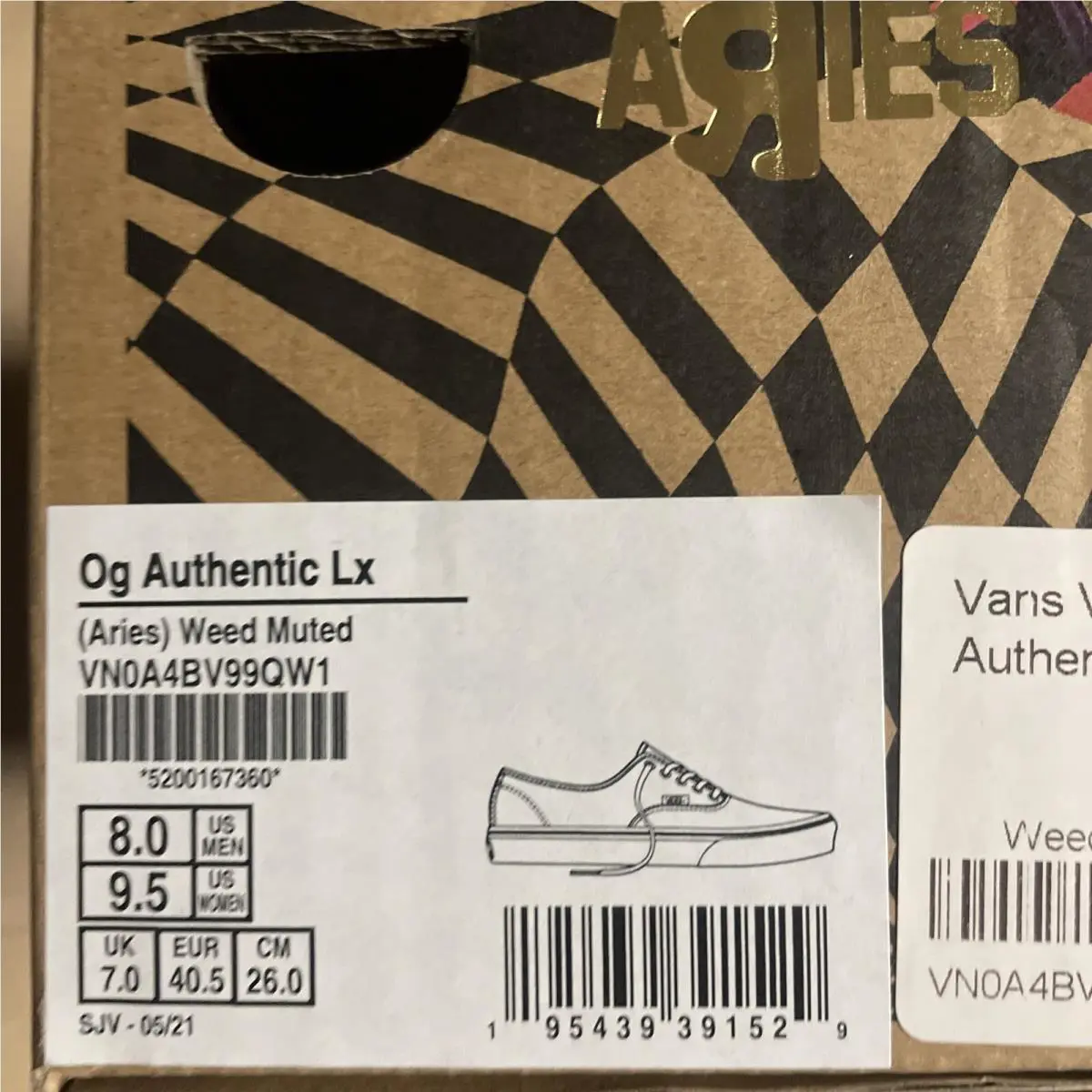 Vans shoes - VANS Vault OG Authentic - Vault Authentic - VN0A4BV99QW - Multicolor 7