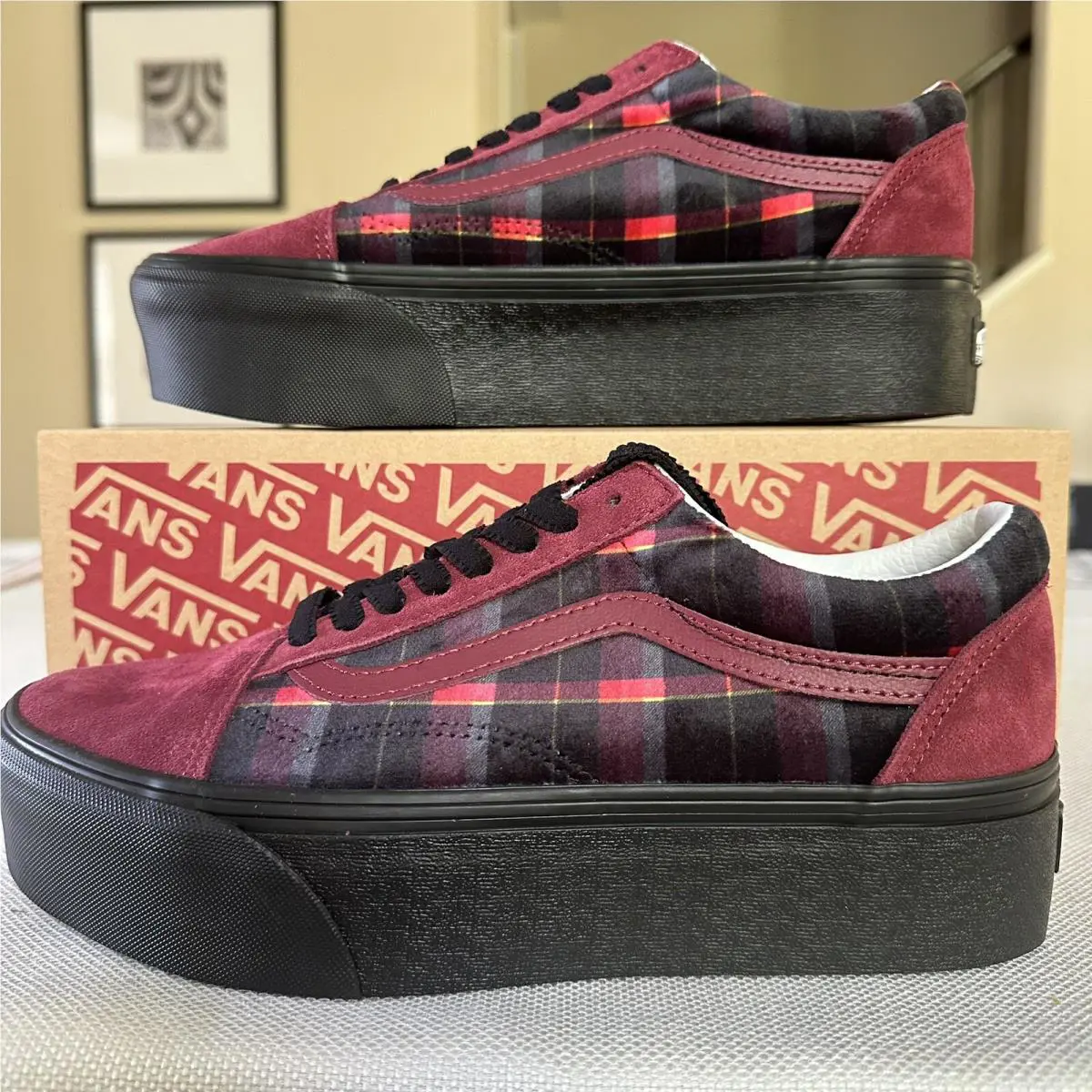 Vans shoes - VANS Old Skool - Old Skool - VN0A7Q5M02Y - Red 1