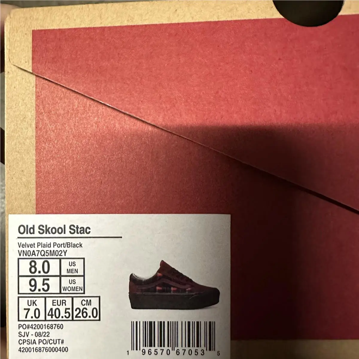 Vans shoes - VANS Old Skool - Old Skool - VN0A7Q5M02Y - Red 6