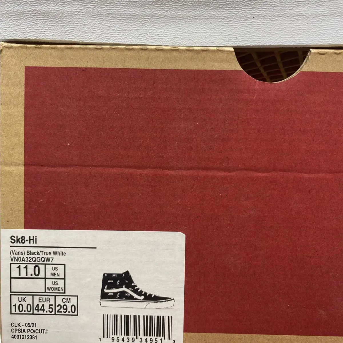 Vans shoes - VANS Sk8-Hi - VN0A32QGQW7 - Black / White, Manufacturer: True White, Black (UPC: 0195439349513) 8