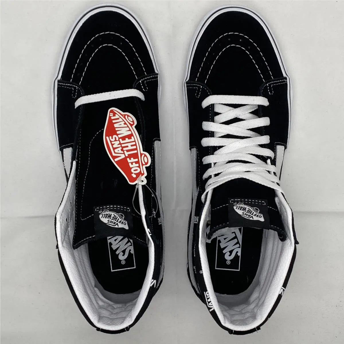 Vans shoes - VANS Sk8-Hi - VN0A32QGQW7 - Black / White, Manufacturer: True White, Black (UPC: 0195439349513) 3