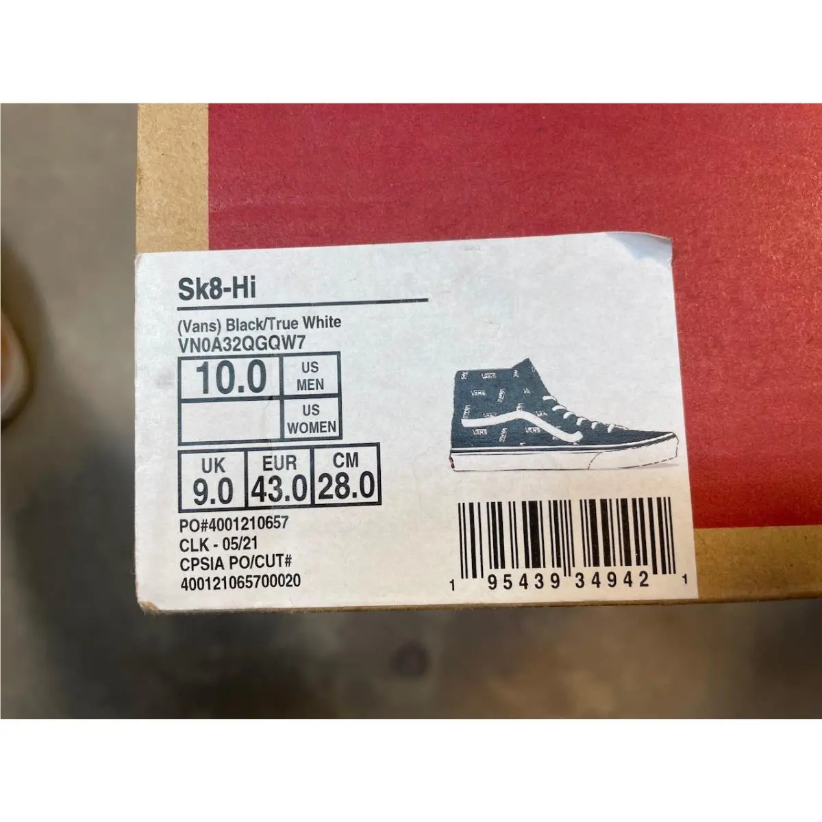 Vans shoes - VANS Sk8-Hi - VN0A32QGQW7 - Multicolor 5