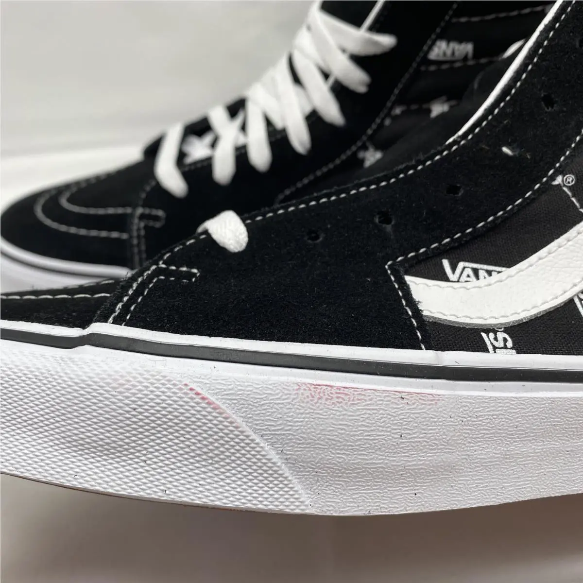 Vans shoes - VANS Sk8-Hi - VN0A32QGQW7 - Black / White, Manufacturer: True White, Black (UPC: 0195439349513) 6