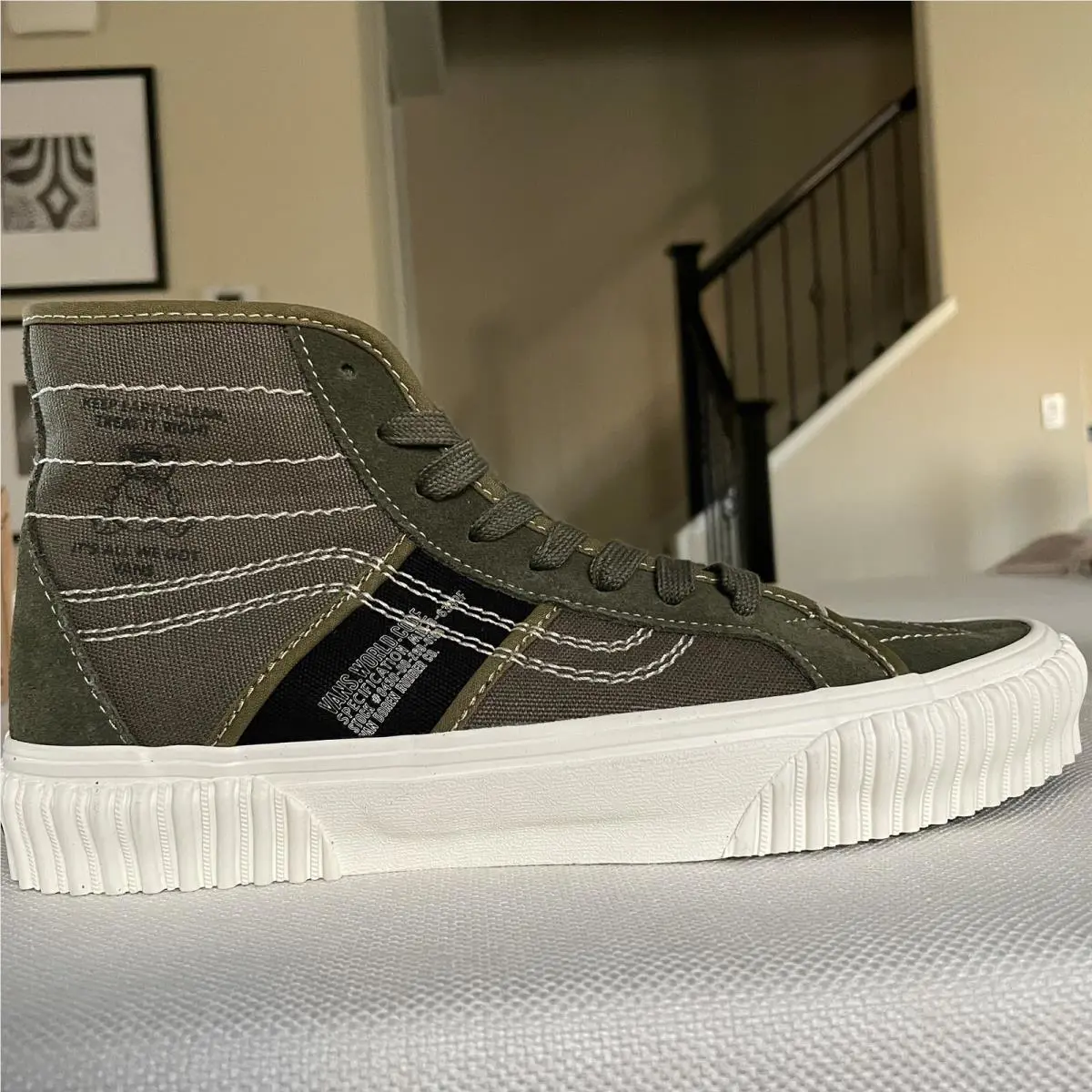 Vans shoes - VNOA5JIUA06 - VNOA5JIUA06 - Army Green/Black (UPC: 195439384262) 4