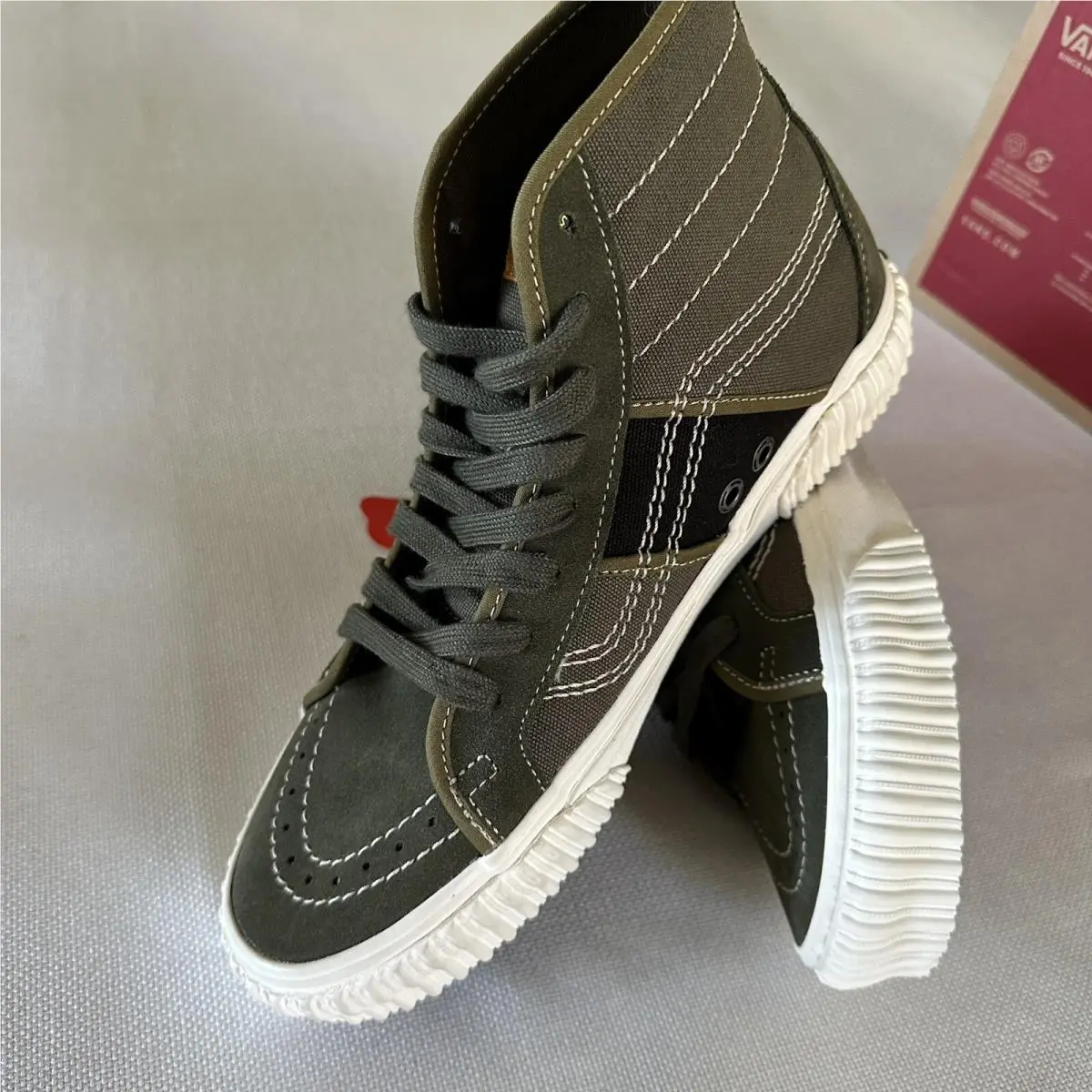 Vans shoes - VNOA5JIUA06 - VNOA5JIUA06 - Army Green/Black (UPC: 195439384262) 4