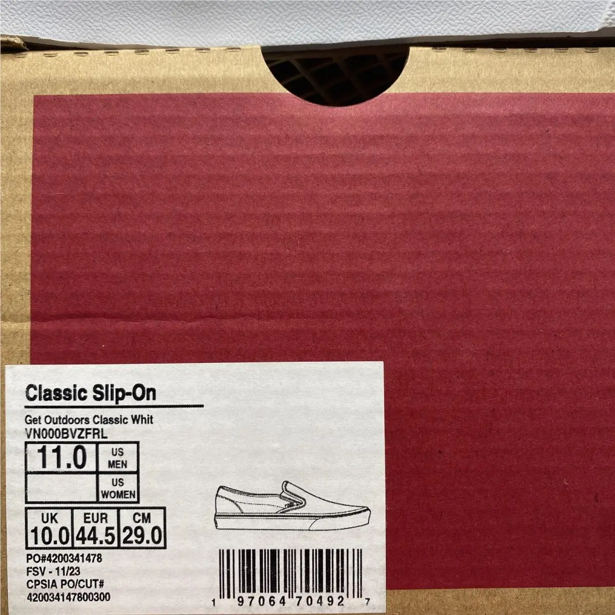 Vans shoes - VANS Classic Slip On - Classic Slip - VN000BVZFRL - White Black Brown Green Pink Red Yellow (UPC: 0197064704927) 6
