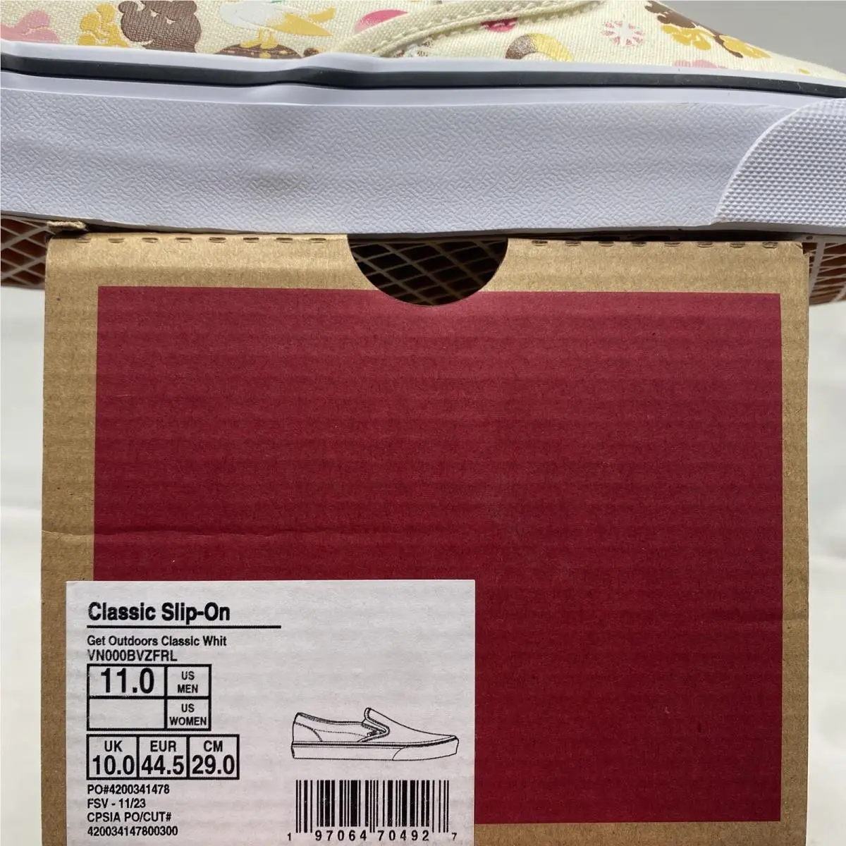 Vans shoes - VANS Classic Slip On - Classic Slip - VN000BVZFRL - White Black Brown Green Pink Red Yellow (UPC: 0197064704927) 5