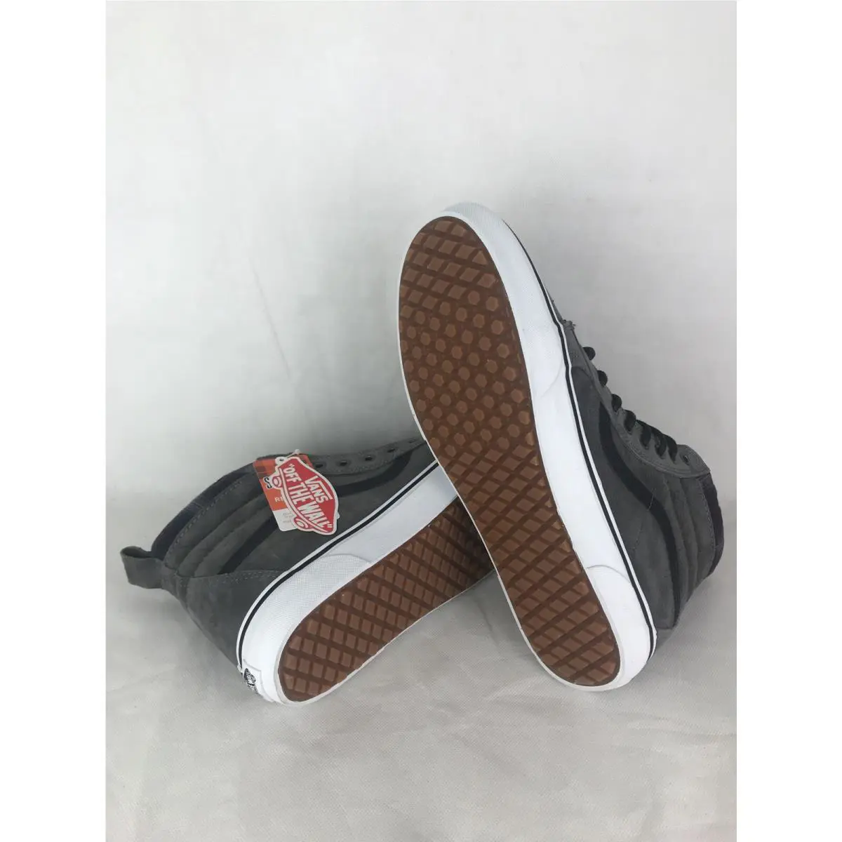 Vans shoes - VANS Sk8-Hi Mte - Mte - VN0A33TXRJ3 - Pewter / Plaid / True White (UPC: 0191932885770) 4