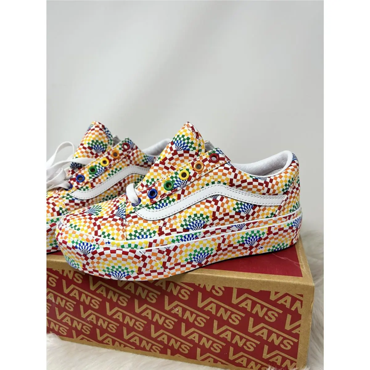 Vans shoes - VANS Old Skool Platform - Old Skool Platform - VN0A3B3U3WJ1 - Multicolor (UPC: 194902657186) 0