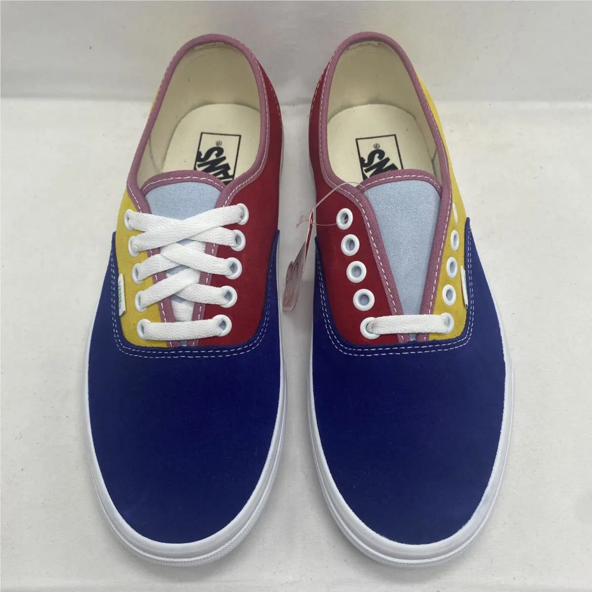 Vans shoes - VANS Authentic - Authentic - VN0A2Z5IWNY - Multi Colored Sunshine Yellow Red Purple True White (UPC: 0194112349802) 2