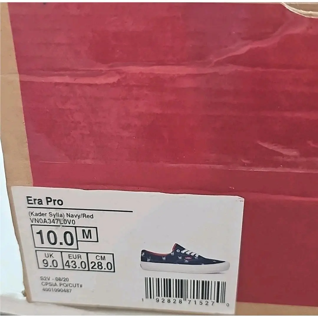 Vans shoes - Vans Era Pro Kader Sylla - VN0A347L0V0 - Blue, Manufacturer: Navy/Red 8
