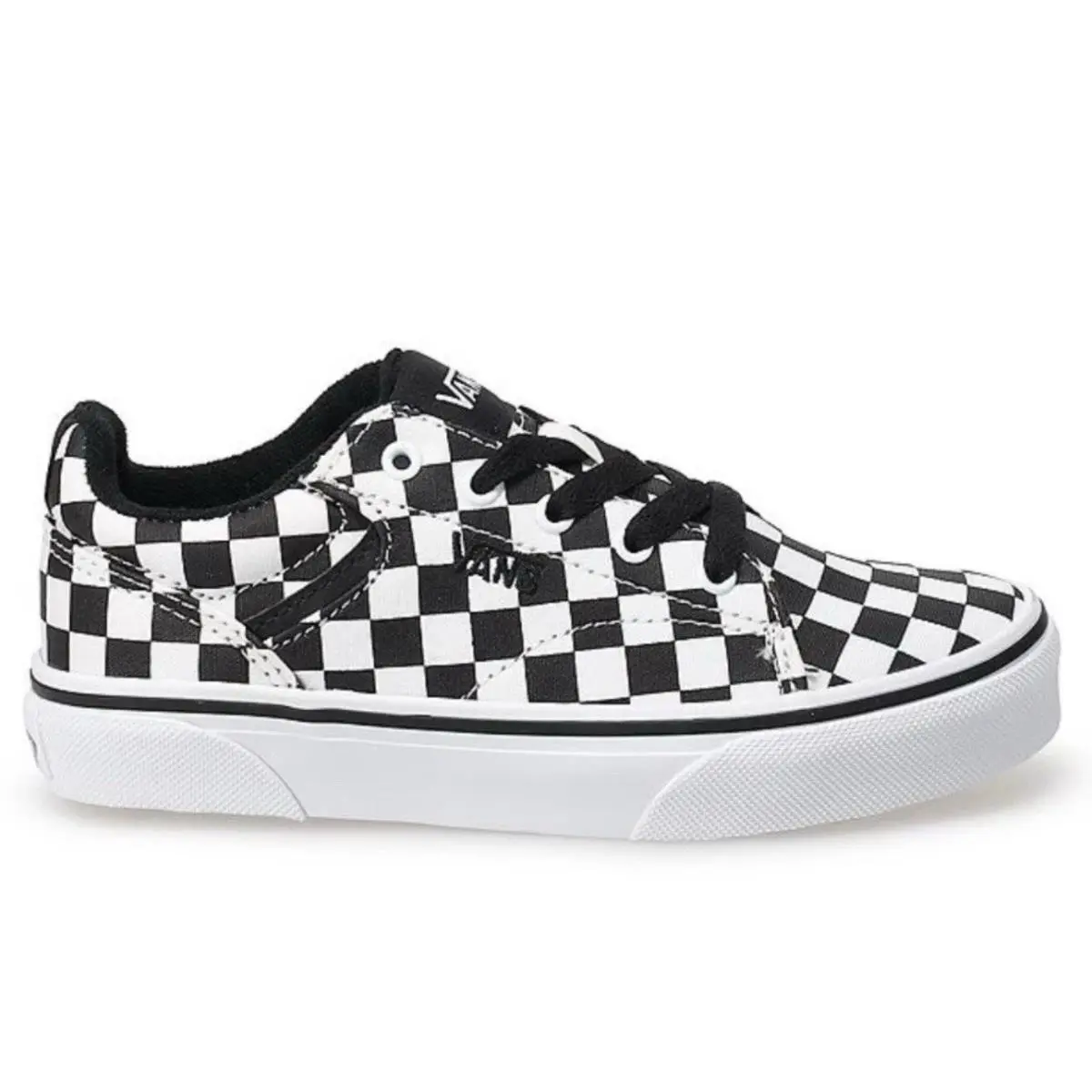 Vans shoes - VANS Seldan - Seldan - VN0A4TZE276 - Black-and-white checkerboard print 5