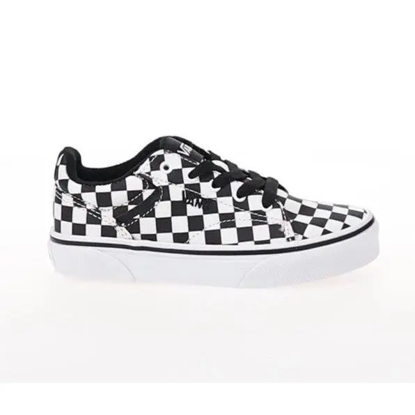 Vans shoes - VANS Seldan - Seldan - VN0A4TZE276 - Black-and-white checkerboard print 9