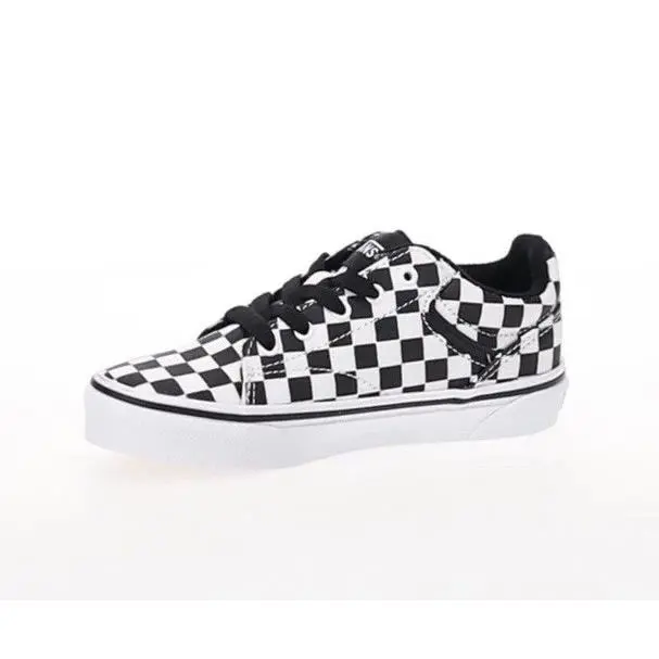 Vans shoes - VANS Seldan - Seldan - VN0A4TZE276 - Black-and-white checkerboard print 6
