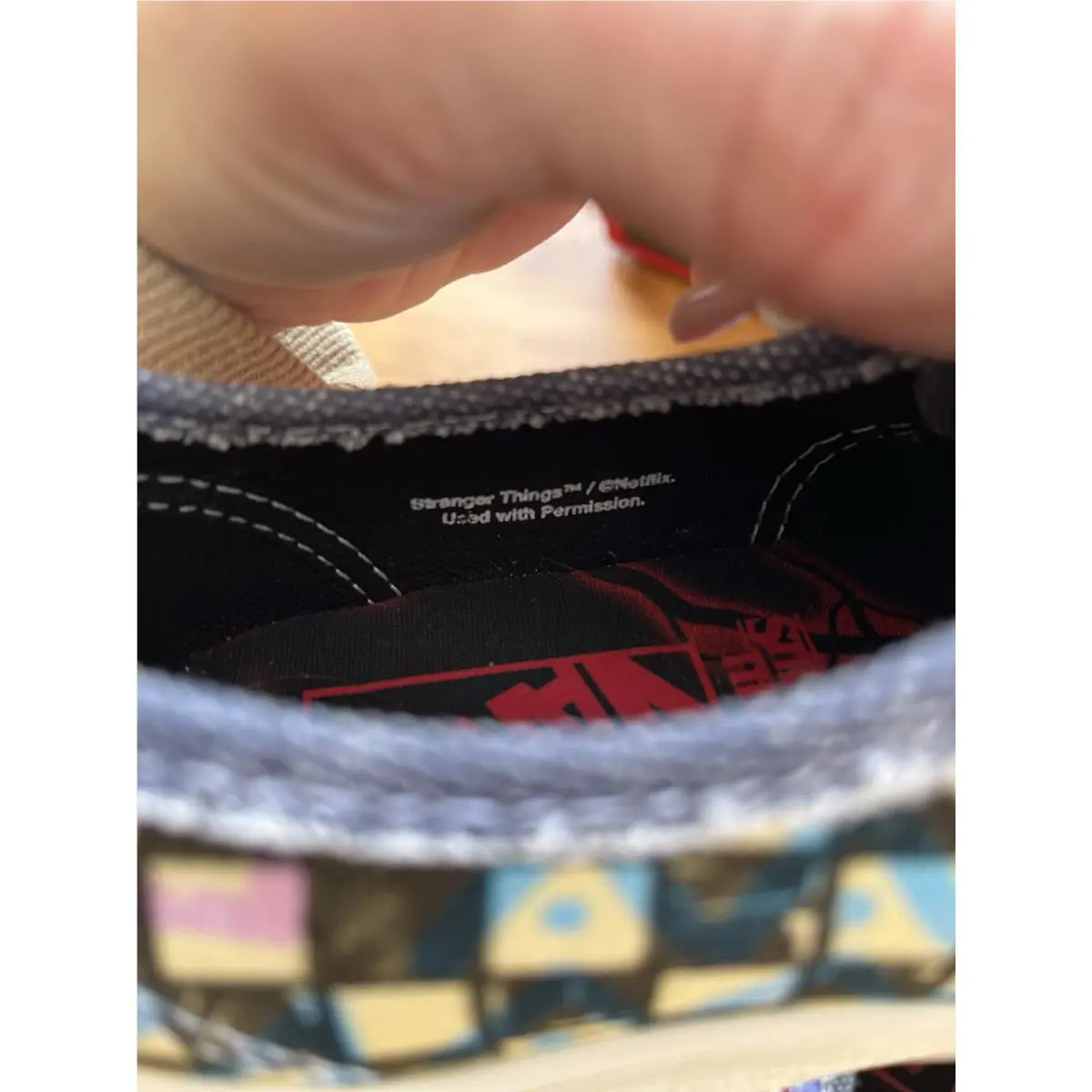 Vans shoes - Vans x Stranger Things Authentic Surfer Boy Pizza - VN0A5JMPBO5 - Multi/Marshmallow 6