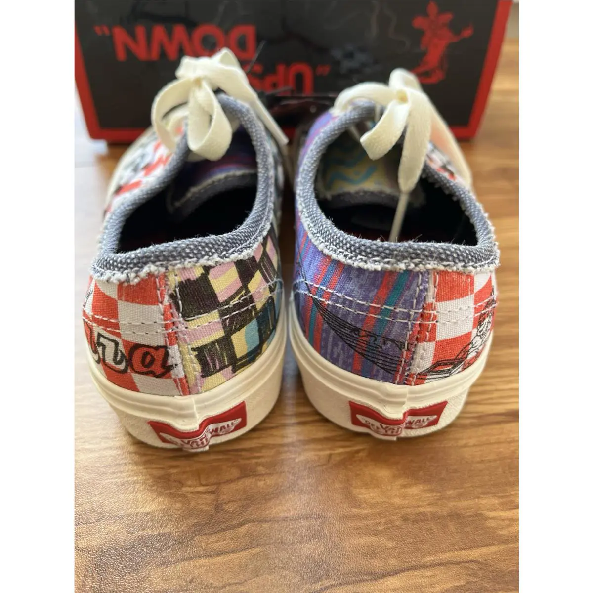 Vans shoes - Vans x Stranger Things Authentic Surfer Boy Pizza - VN0A5JMPBO5 - Multi/Marshmallow 2