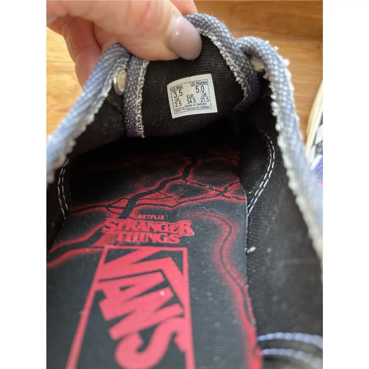 Vans shoes - Vans x Stranger Things Authentic Surfer Boy Pizza - VN0A5JMPBO5 - Multi/Marshmallow 7