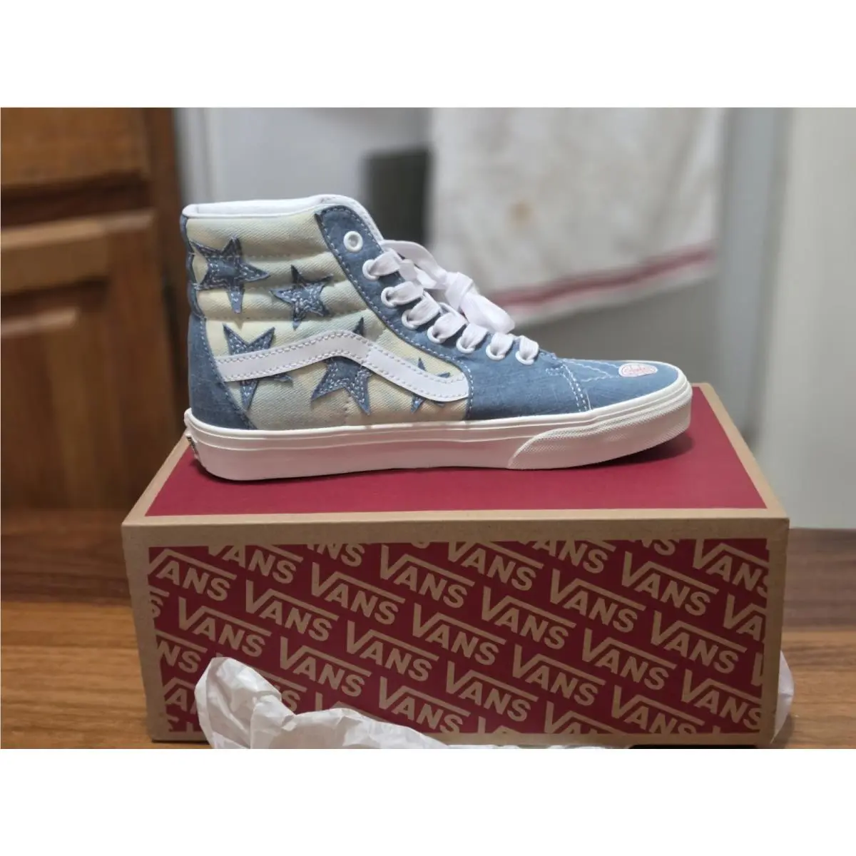 Vans shoes - VANS Sk8-Hi - NIGHTS - Blue 0