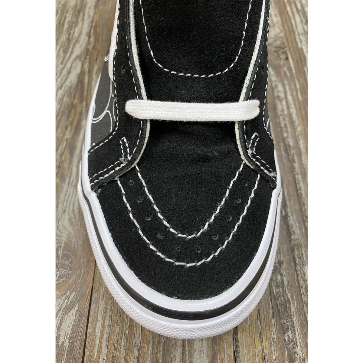 Vans shoes - BAPE A Bathing Ape x Vans SK8-Hi - VN0A38GF7BG - Black (UPC: 0195439804616) 7