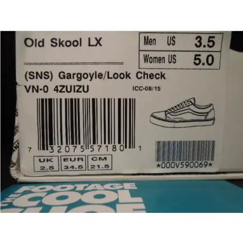 Vans shoes - Vans Old Skool LX - Old Skool - VN-04ZUIZU - Gray 5