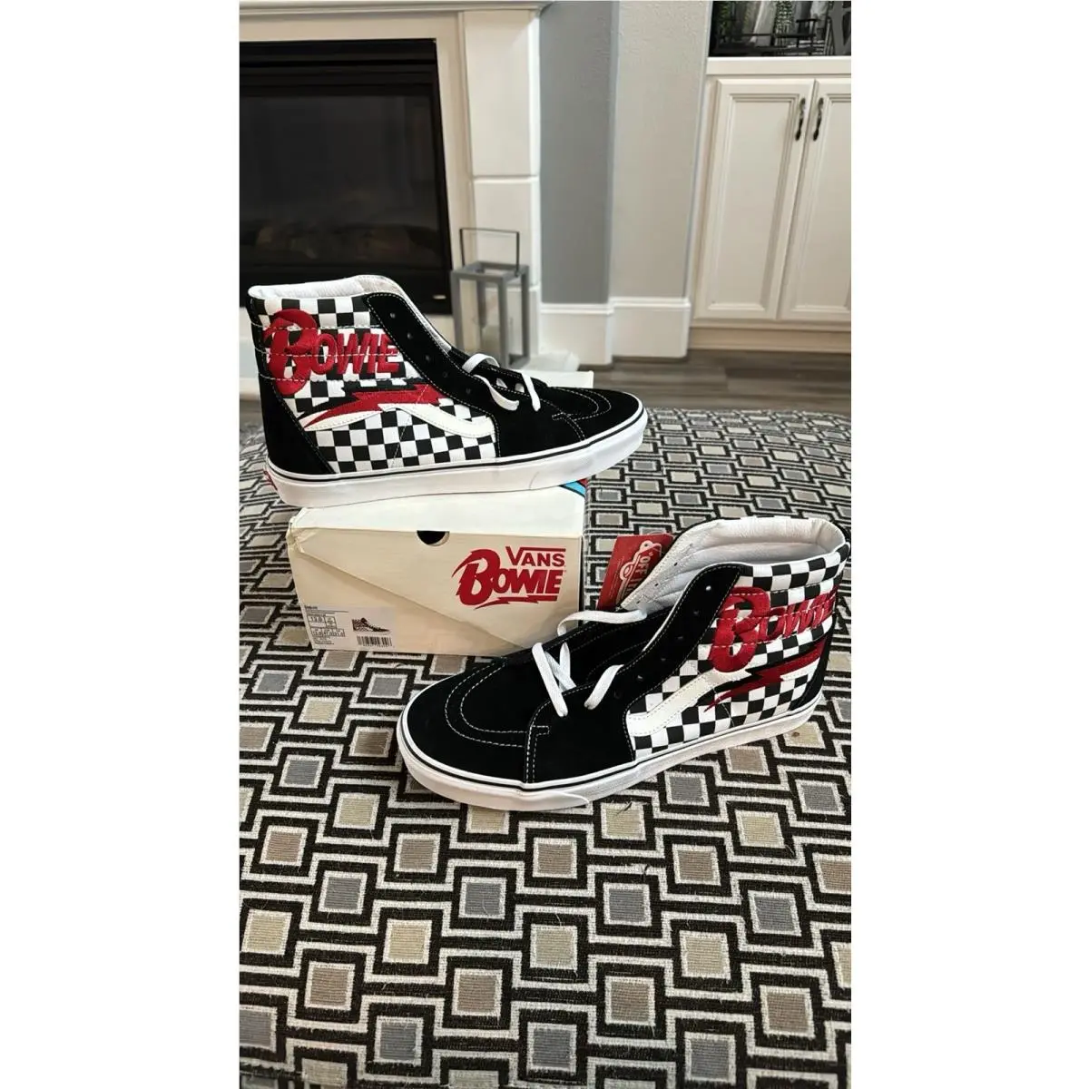 Vans X David Bowie Sk8-Hi Diamond Dogs Limited Edition Sneakers Men Size 13