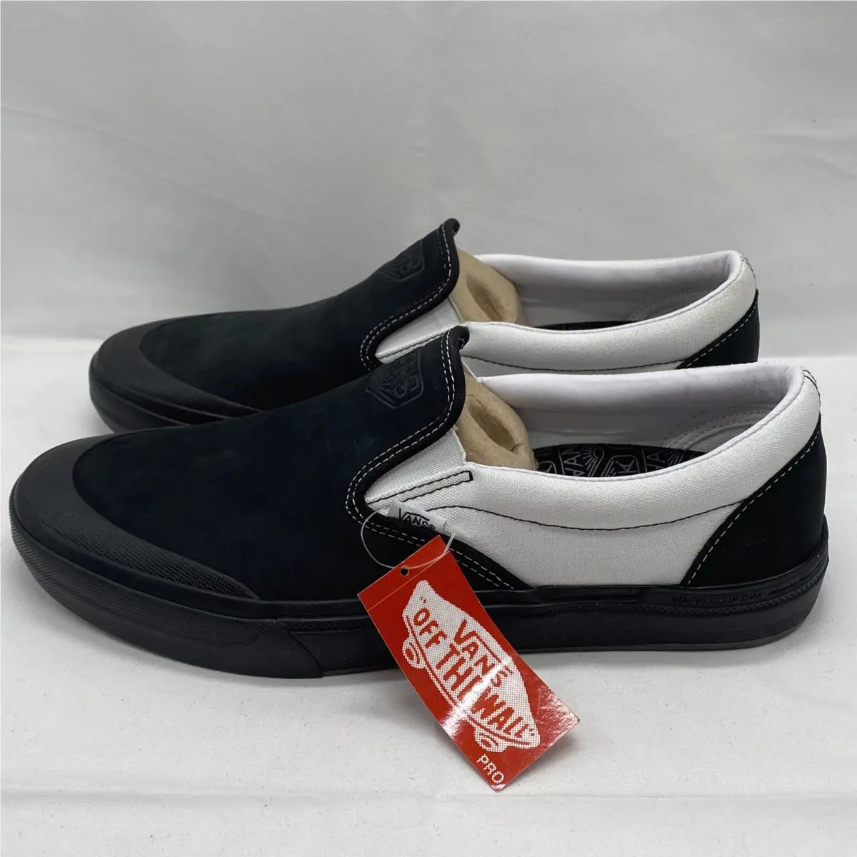 Vans shoes - VANS BMX Slip-On - BMX - VN0A5HEY39M - Black / White (UPC: 0194901606581) 1