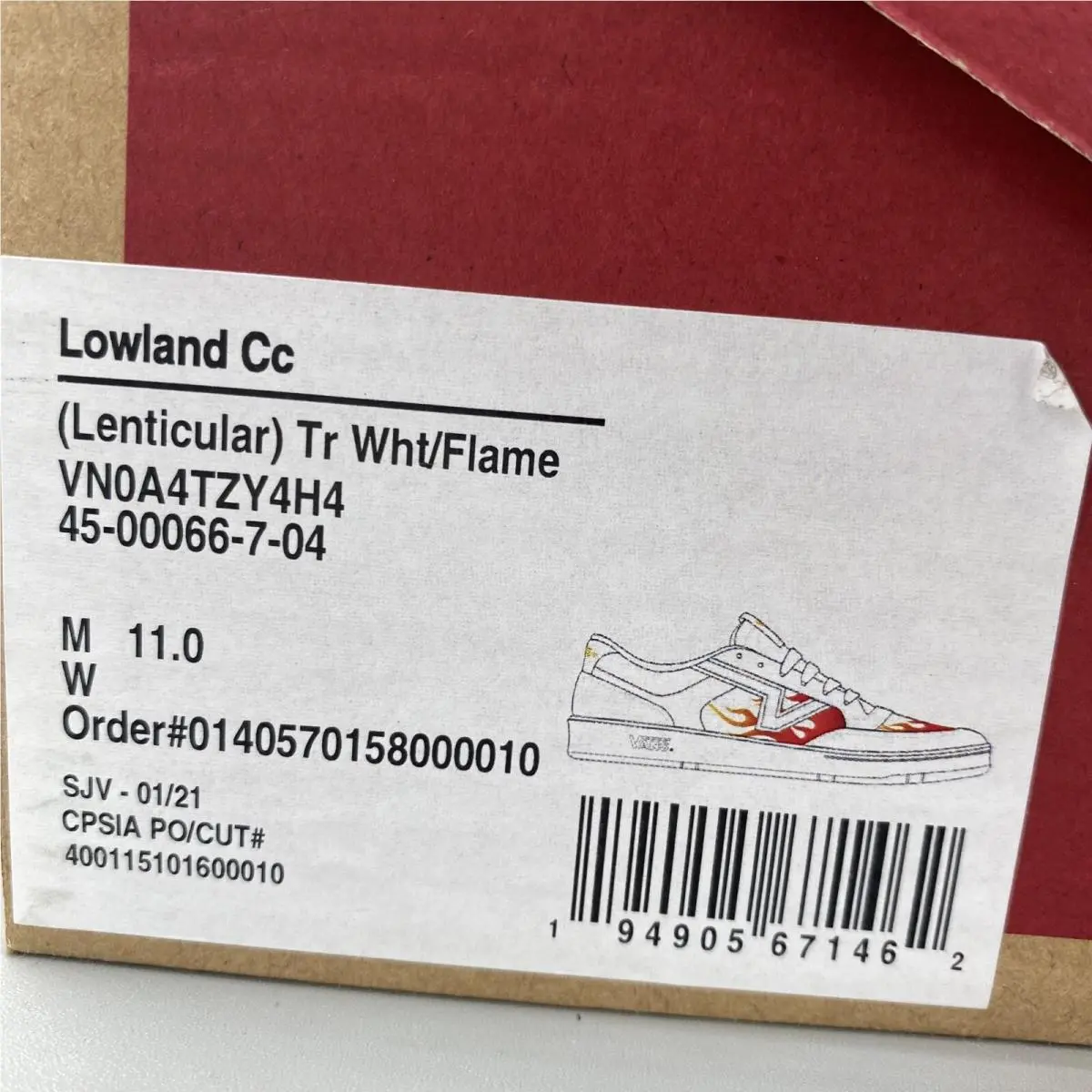 Vans shoes - VANS Lowland - Lowland - VN0A4TZY4H4 - White (UPC: 0194905671462) 6