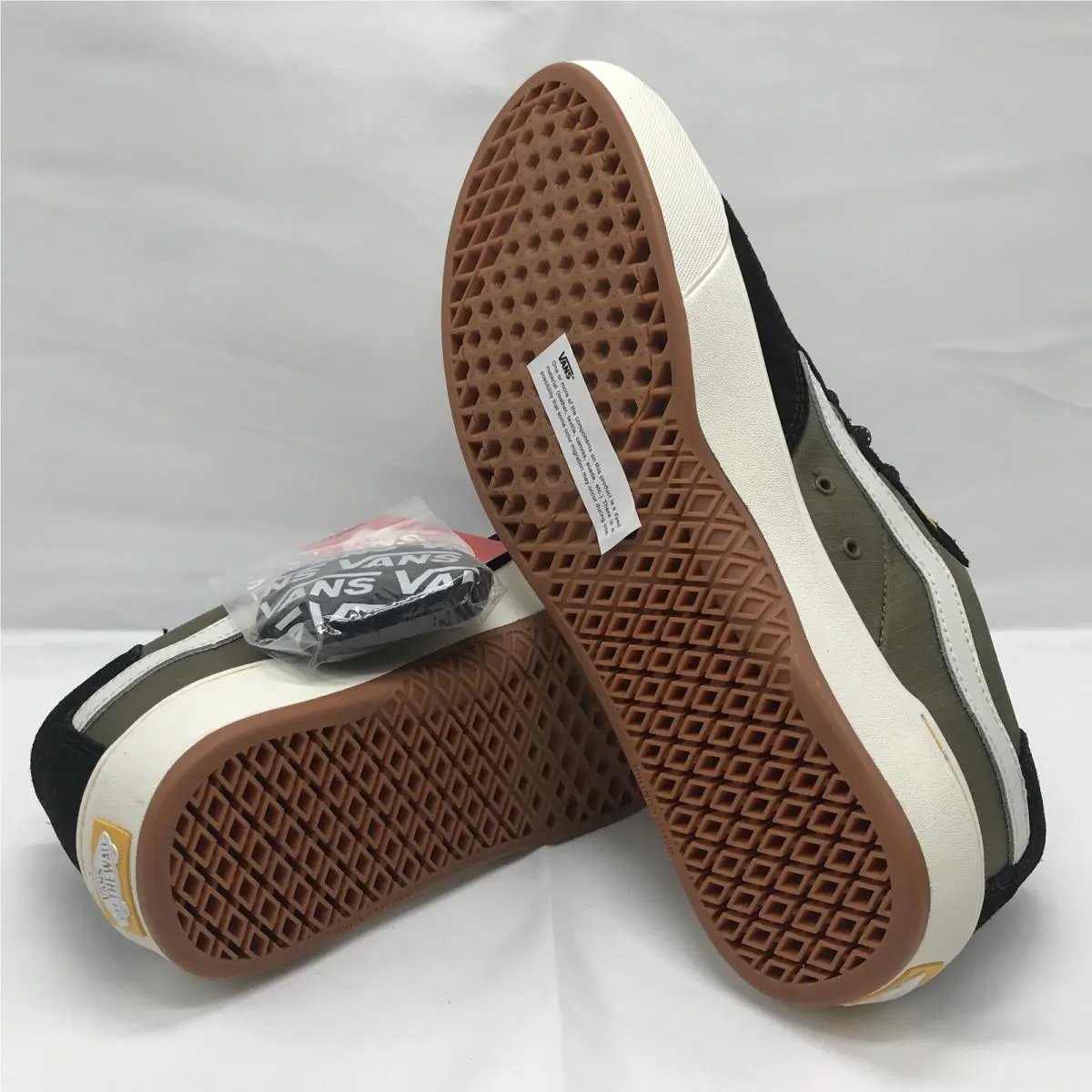 Vans shoes - VANS Berle Pro - Berle Pro - VN0A3WKX0QG - Black Military Green White (UPC: 0192827727373) 3