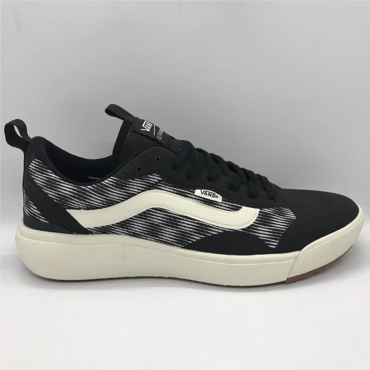 Vans Ultrarange Exo Mens Size 8.5 Womens 10 Blur Check Black White VN0A4U1KXU2