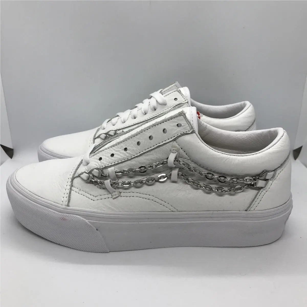 Vans shoes - VANS Old Skool Platform - Old Skool Platform - VN0A3BU2TL - True White / True White (UPC: 0194902240630) 1