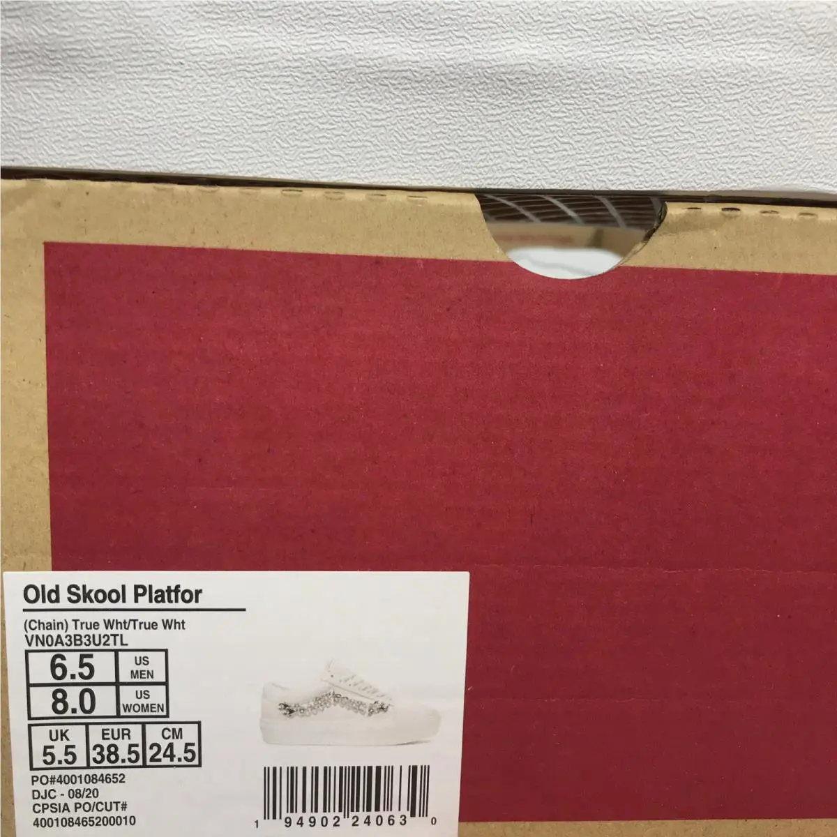 Vans shoes - VANS Old Skool Platform - Old Skool Platform - VN0A3BU2TL - True White / True White (UPC: 0194902240630) 5