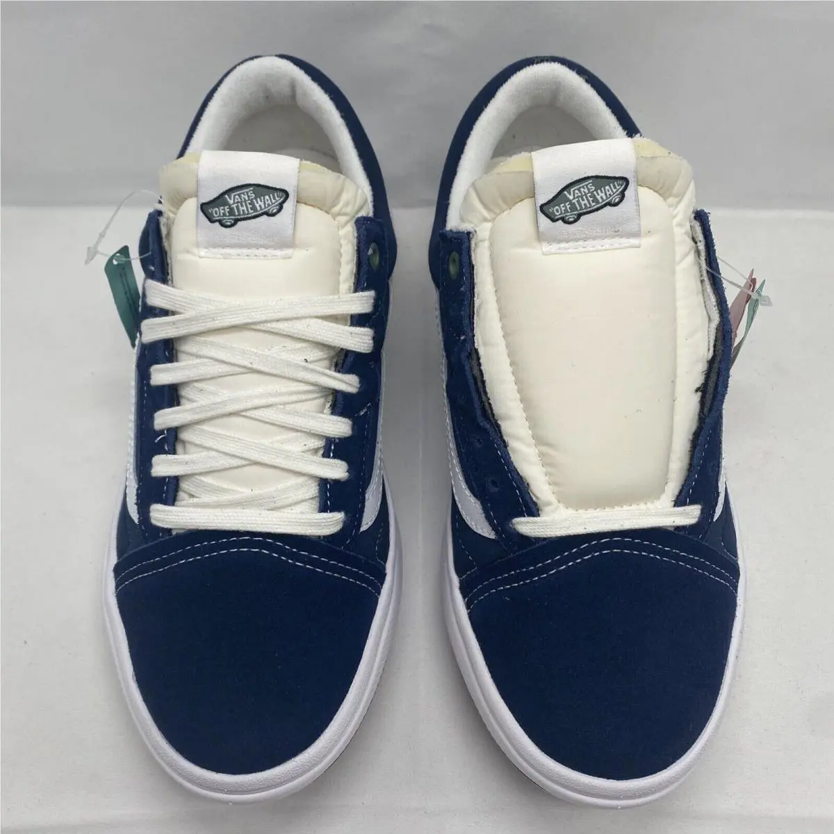 Vans shoes - VANS Old Skool Over - Old Skool Over - VN0A7Q5ELKZ - Dress Blues Blue / White / Green (UPC: 0196570670498) 2
